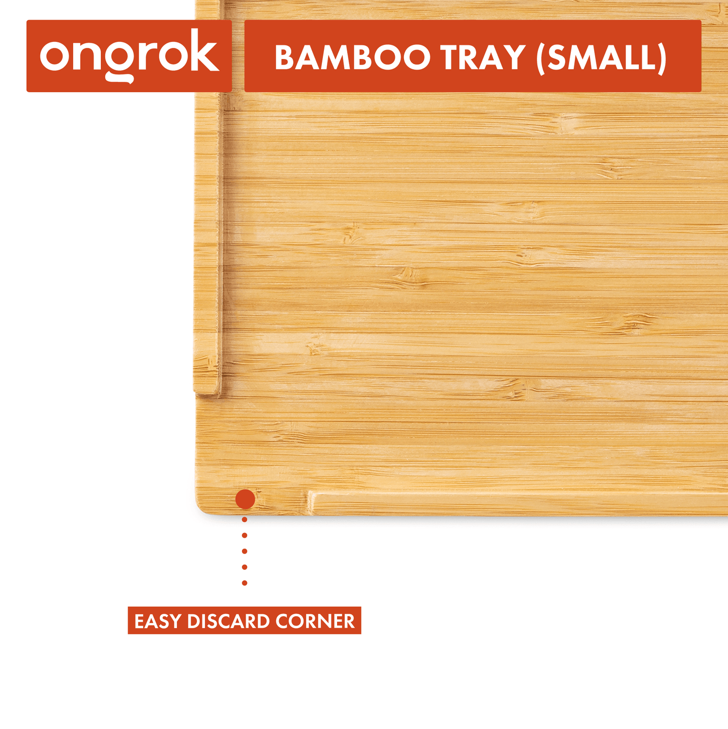 ONGROK small bamboo rolling tray