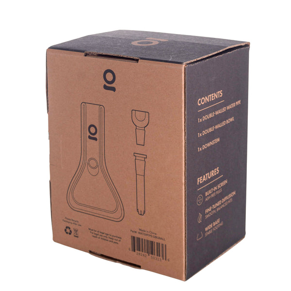 Double Glass Wall Water Pipe