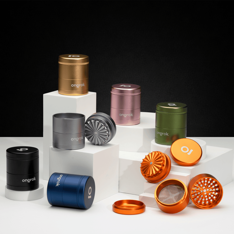 5 Piece Flower Teeth Storage Grinder