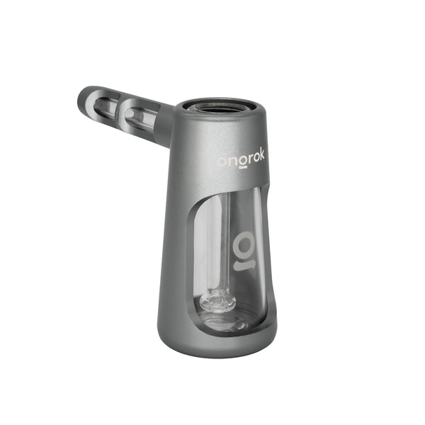 ONGROK Portable Glass Aluminum Bubbler Pipe