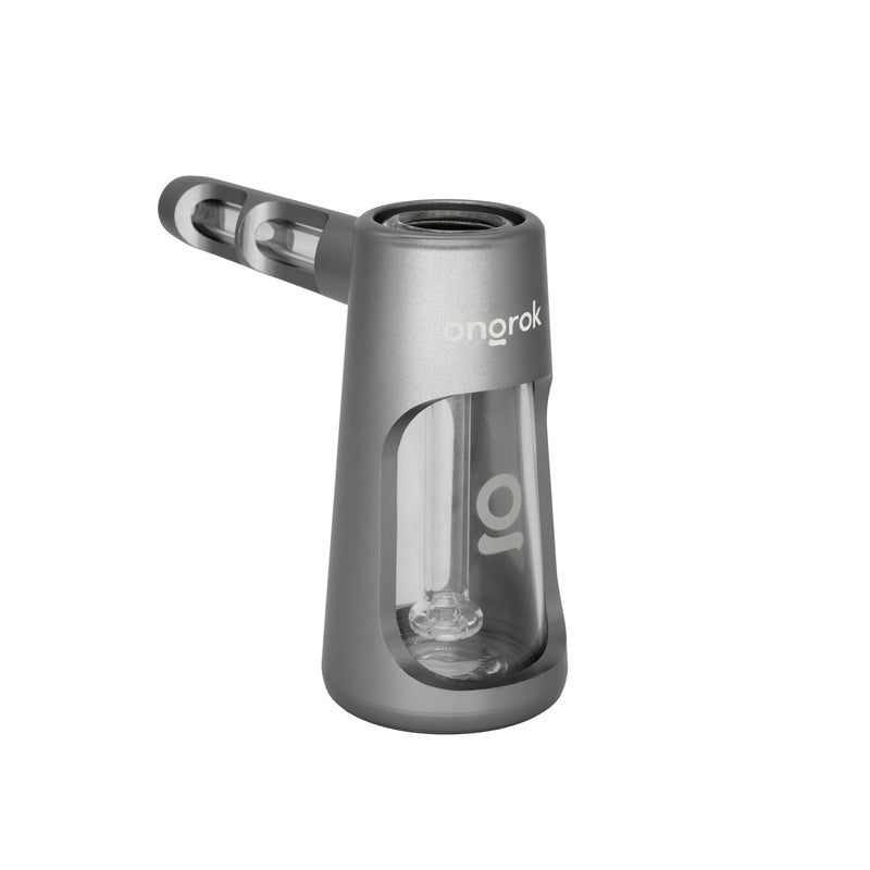 ONGROK Portable Glass Aluminum Bubbler Pipe