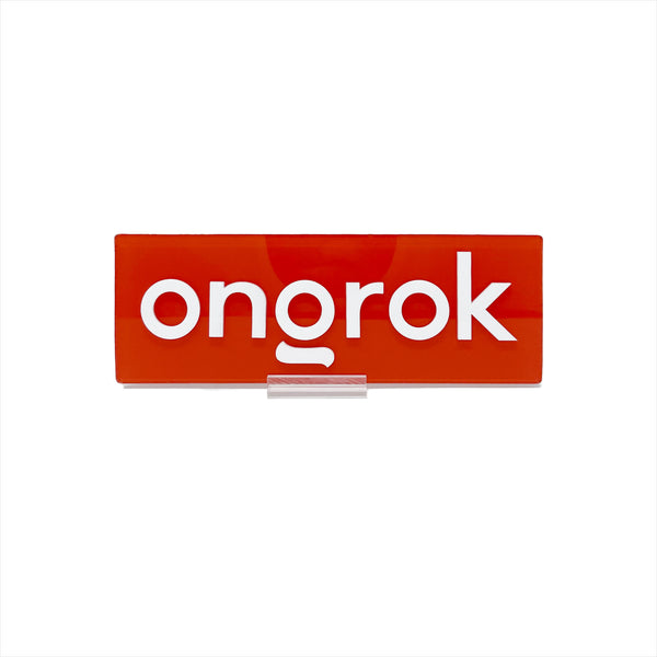 ONGROK Acrylic Display Sign