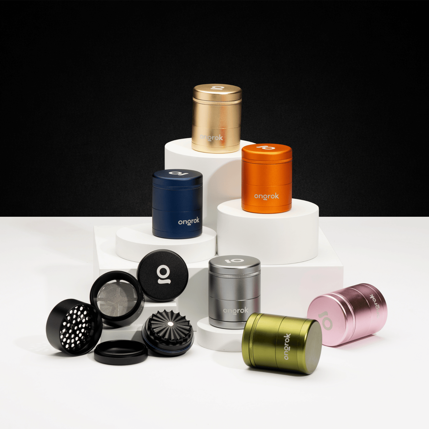 Mini 5 Piece, Flower Petal Toothless Grinder (55mm)