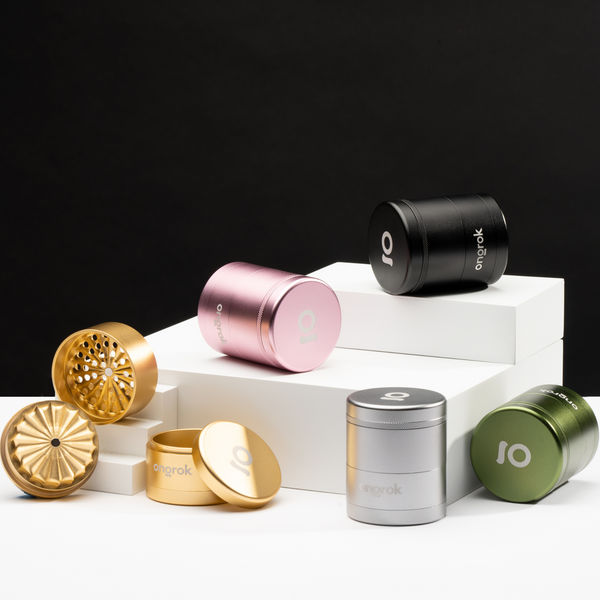 5 Piece Flower Teeth Storage Grinder