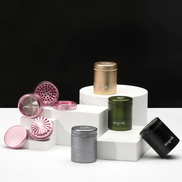 Mini 5 Piece, Flower Petal Toothless Grinder (55mm)