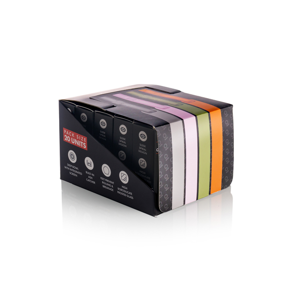 Frosted Glass One Hitter Pipe | Mixed 20 Pack