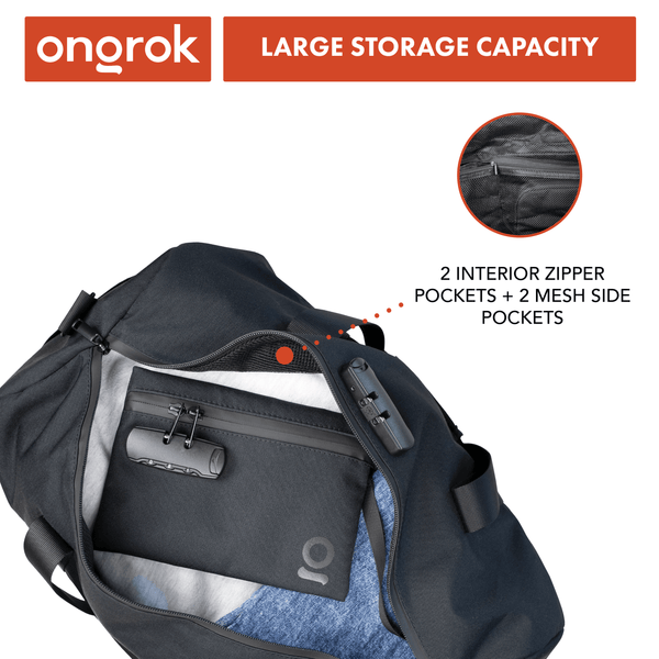 Smell Proof Duffle Bag + Travel Pouch | ONGROK
