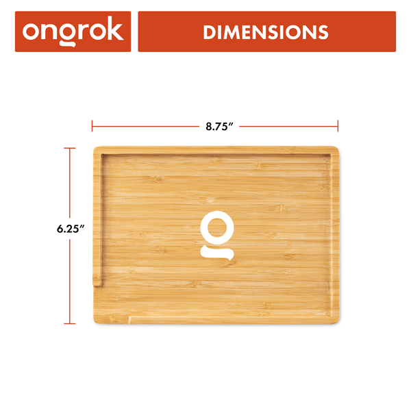 ONGROK small bamboo rolling tray