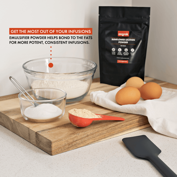 ONGROK 100% Natural Non-GMO Sunflower Lecithin Powder | 100g